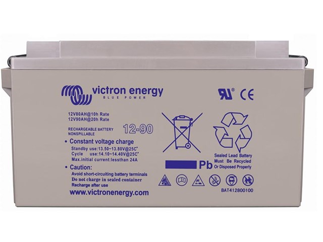 Batería AGM 12V/90Ah Ciclo Profundo (M6) Victron Energy
