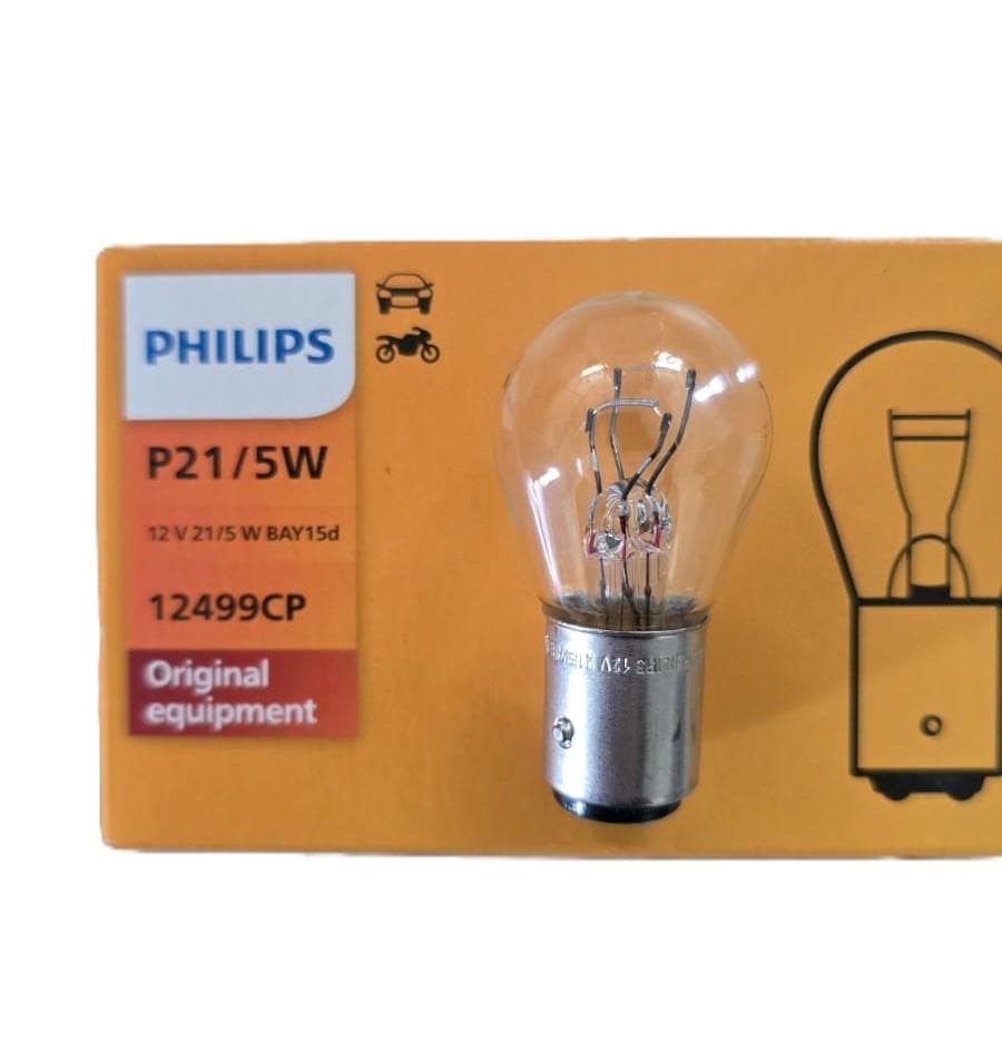 Foto 1 Bombilla Philips FRENOS E INTERMITENTES P21/5W 12V 21/5W BAY15D Universal