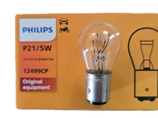Bombilla Philips FRENOS E INTERMITENTES P21/5W 12V 21/5W BAY15D Universal